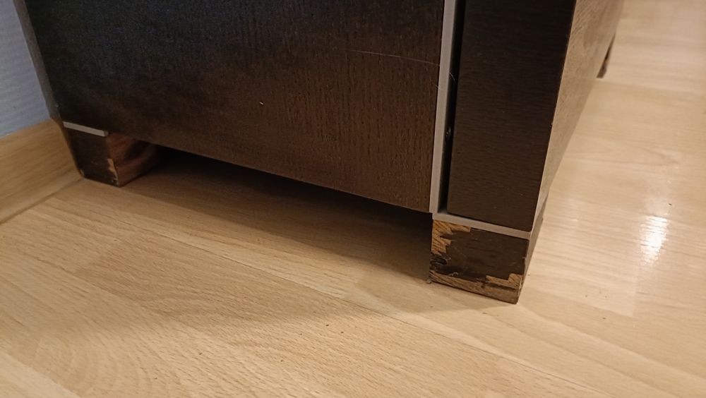 Zestaw mebli do sypialni, wenge
