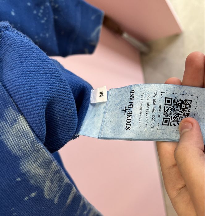 Нова Оригінальний світшот Stone Island tie dye