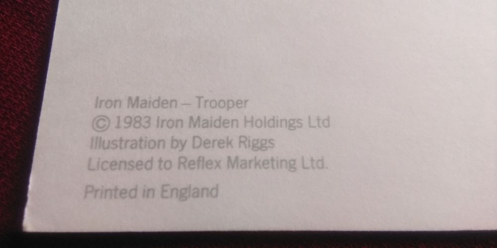 14 vintage postais Iron Maiden. Derek Riggs