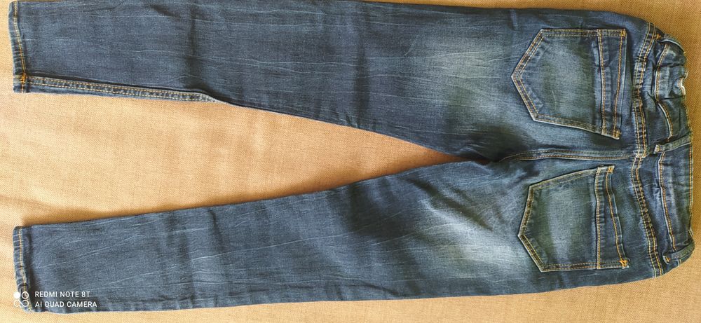 Dwie pary spodni chłopięcych 134 Cubus i H&M