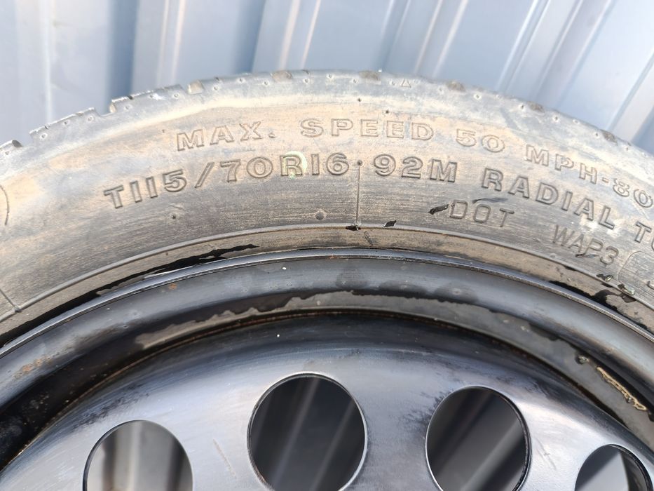 Dojazdówka koło zapasowe  Opel 5x110 16"