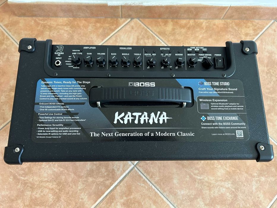 Amplificador guitarra Boss Katana 50 gen3