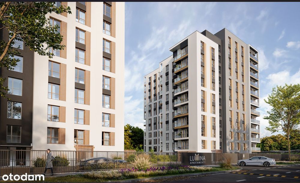 Mieszkanie 44,69m² | 2 pokoje | Lumina – standard premium