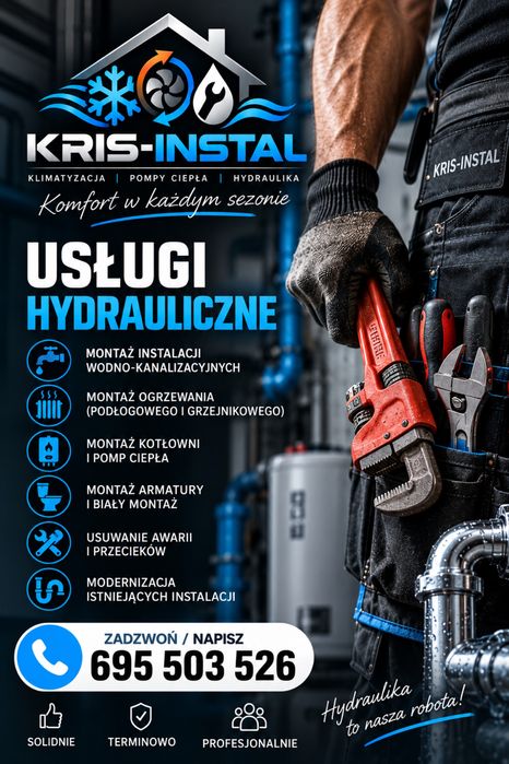 Usługi Hydrauliczne, Hydraulik, Centralne ogrzewania