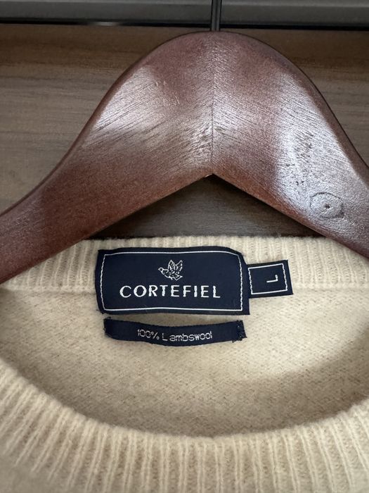 Camisola Lã Homem Bege Cortefiel