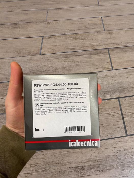 Реле тиску ITALTECNIKA PM/5G (Нове)