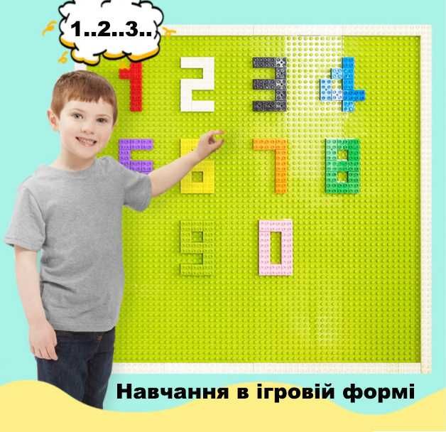 Лего стіна Дупло, Classic на любий розмір, пластина LEGO