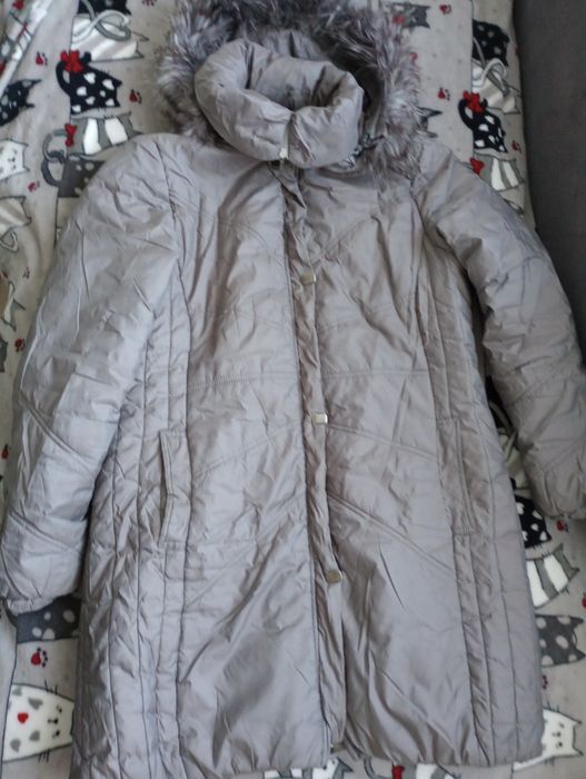 Płaszcz długa kurtka zimowa r. 46