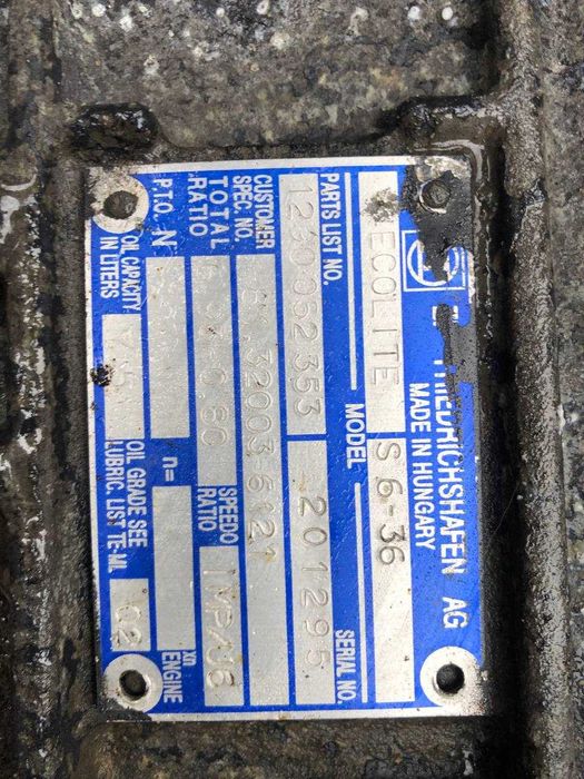 Коробка передач ZF S6-36 для MAN D0824 LF МАN L2000 КПП: 29 151.93