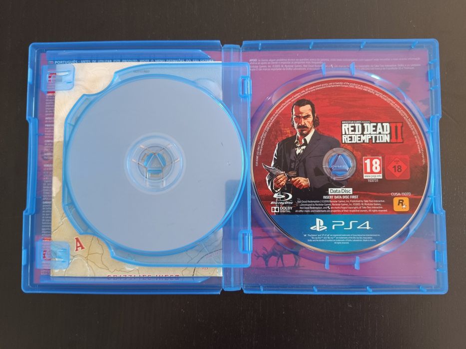 Red Dead Redemption II - PS4 -2 Discos e 1 Poster - Considerado um dos melhores jogos de sempre da PLAYSTATION 4