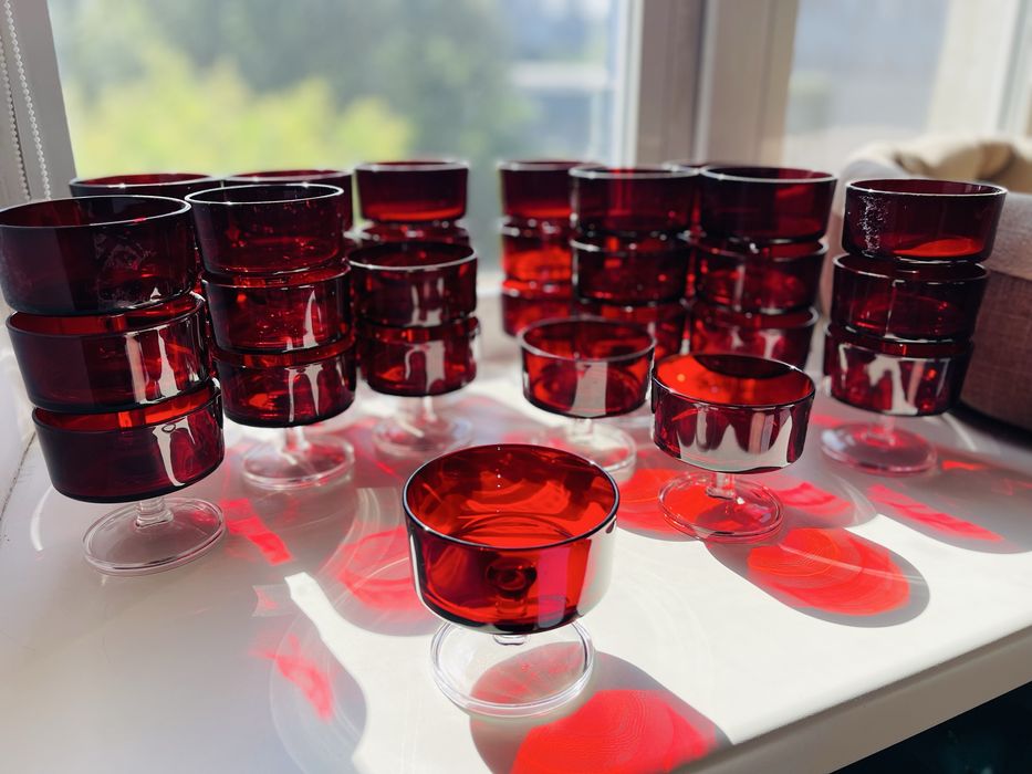 Винтажные бокалы креманки Luminarc