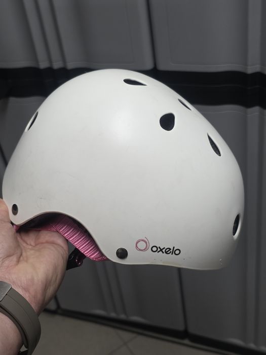 Capacete criança Oxelo rosa