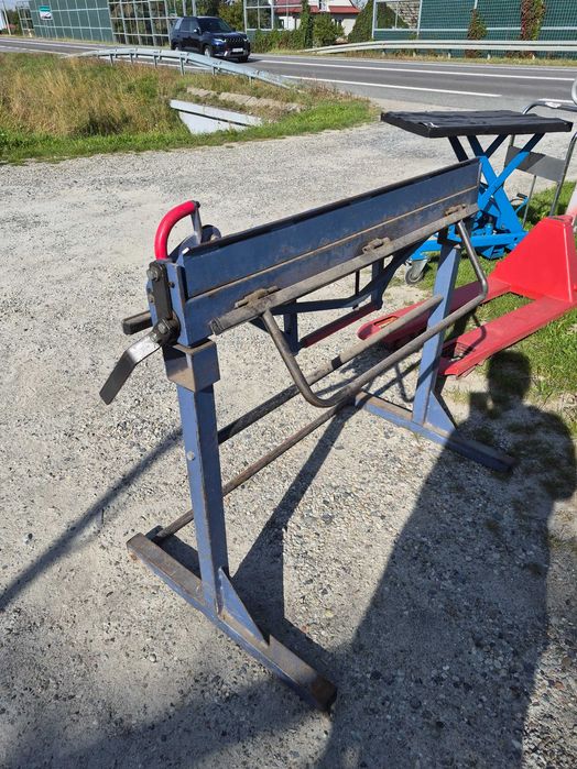krawędziarka do blach ,dekarska giętarka do obróbek blacharskich 1000 mm z obcinakiem