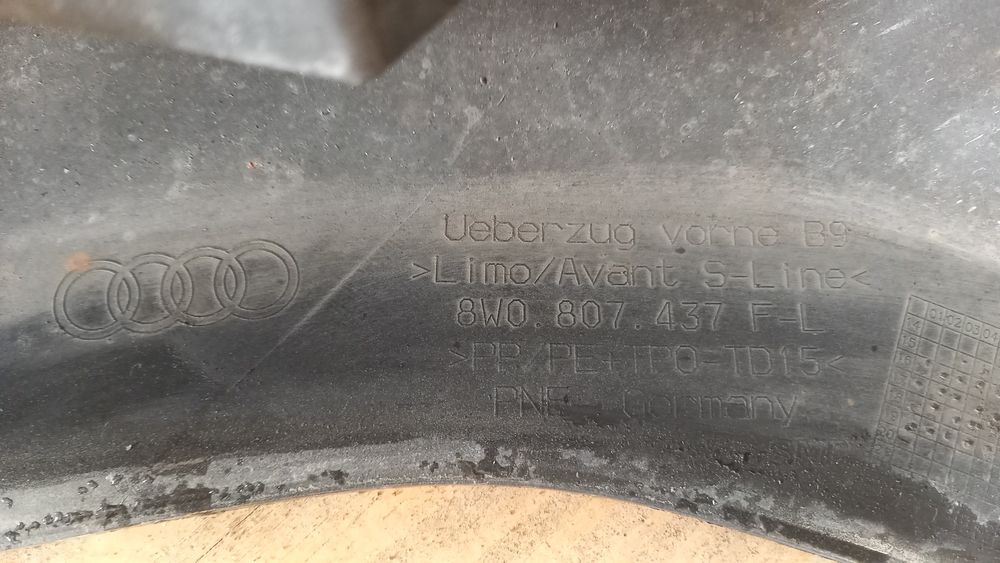 Бампер Audi A4 b9 s-line  USA Europe  ауді а4