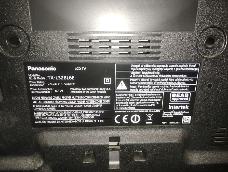 TV lvd Panasonic TX-L32BL6E