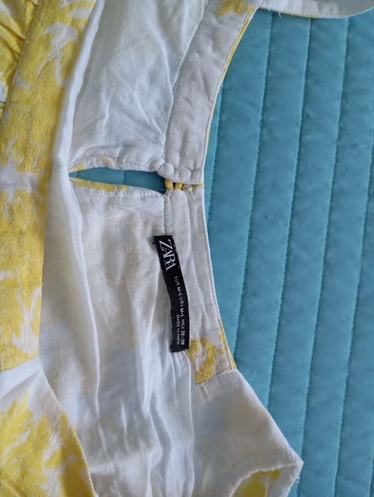 Vestido estampado Zara