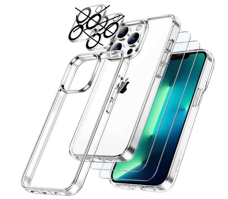 Etui na iphone 13 pro + 2 szkła
