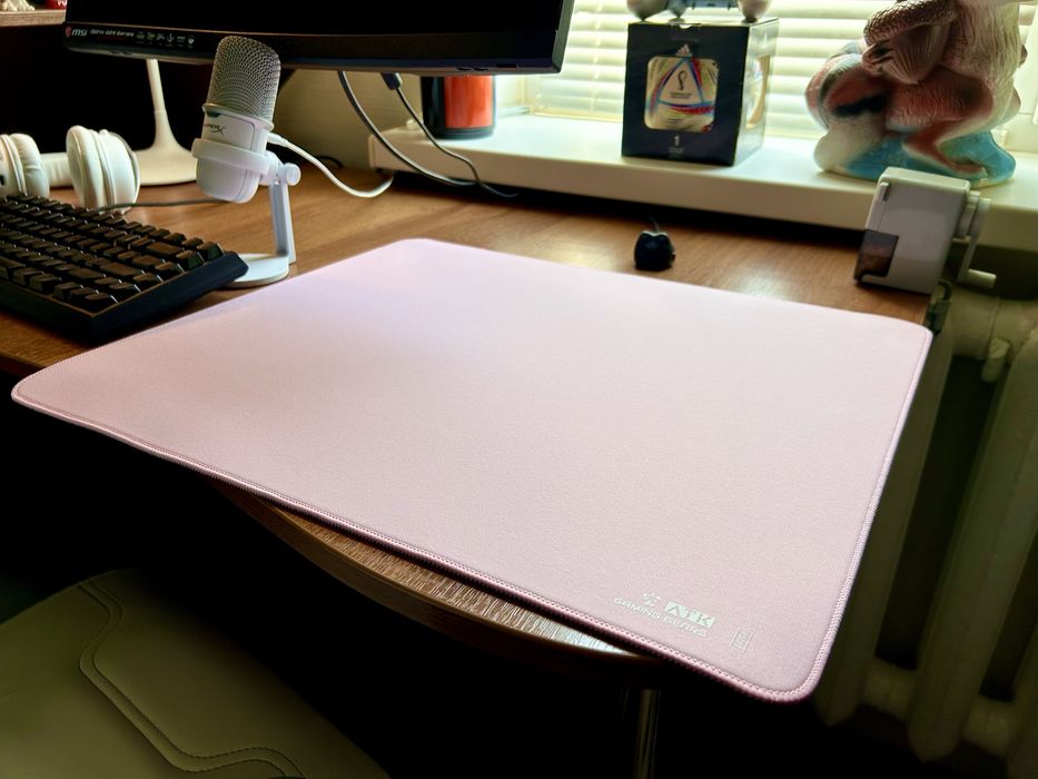 Ігровий Килимок ATK Sky XSoft eSport Gaming Mouse Pad Рожевий | 490×420 | Carbon Fiber | Новий