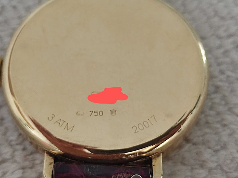 Eberhard & Co. 8 jours złoto 750 gold 18K złoty zegarek