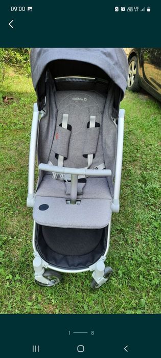 Wozek spacerowy szary