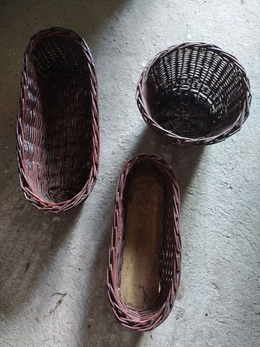 Starodawne Koszyczki wiklinowe