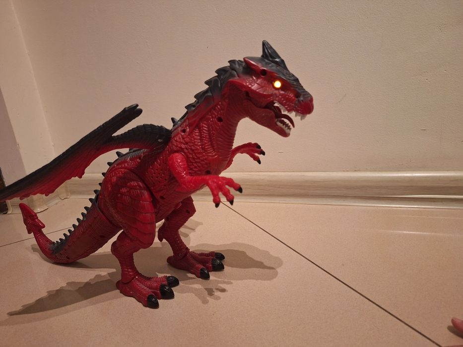 Smok i dinozaur interaktywny. Duże zabawki