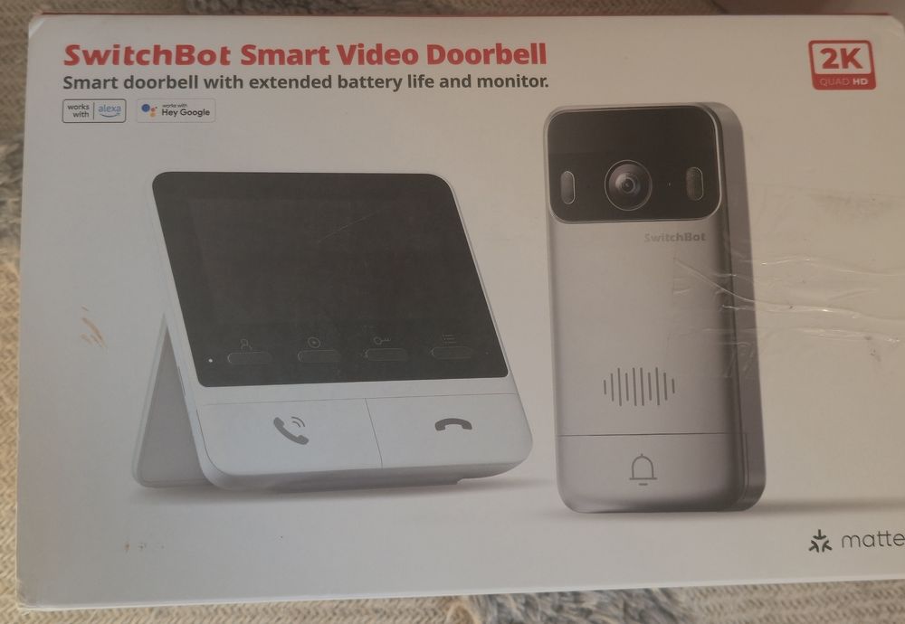 Wideodomofon SwitchBot  2K monitor 4,3" WiFi IP65 5000mAh