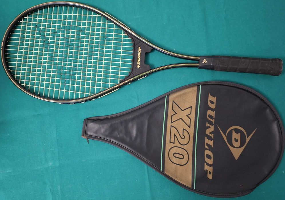 Raquete de ténis vintage Dunlop X20 L5