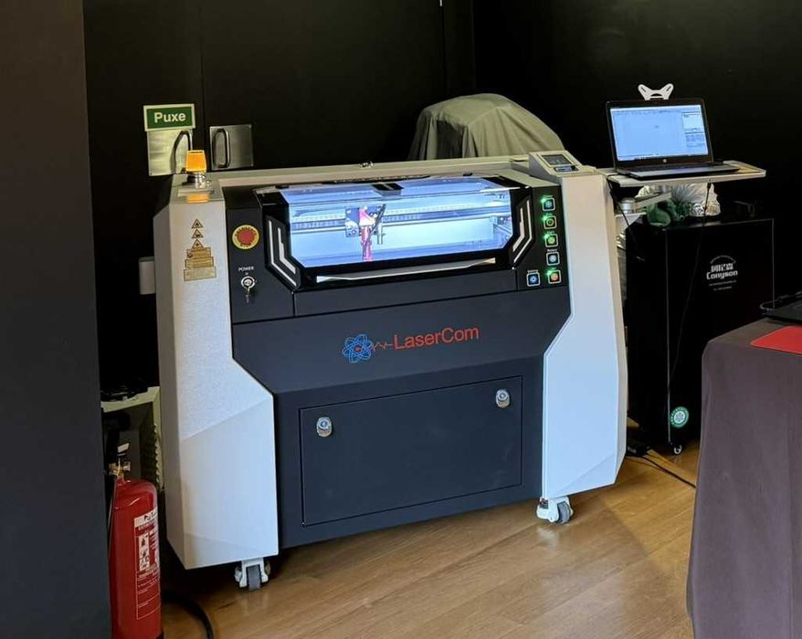 Máquinas Laser CO2 100w 900x600mm corte/gravação Garantia