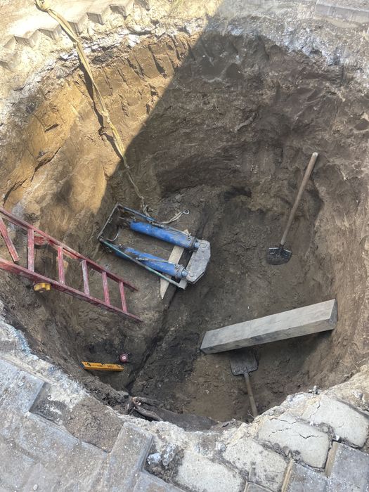 Водопровод. Частный сектор Прокол под дорогой Замена Аварийные работы.