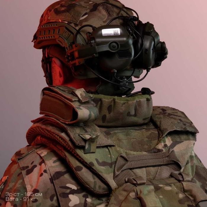 Захист шиї 2 класу ДСТУ Neck Protection ‼️ Мультикам ‼️ Кордура НВМПЕ