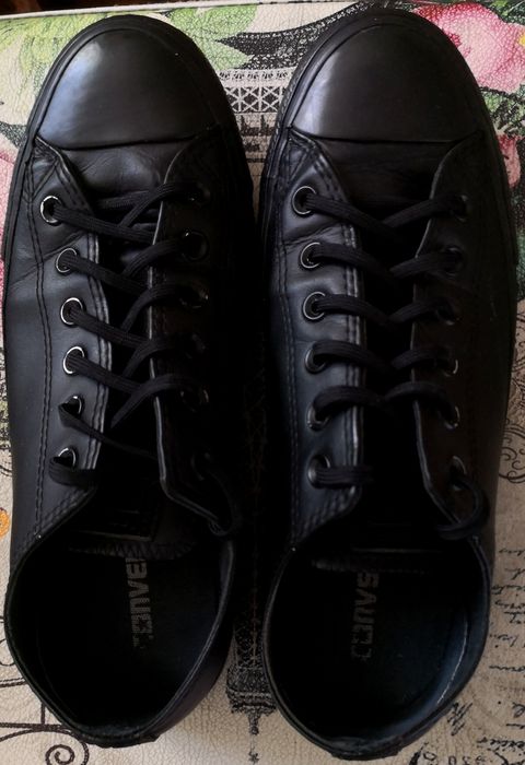 Converse Black Leather