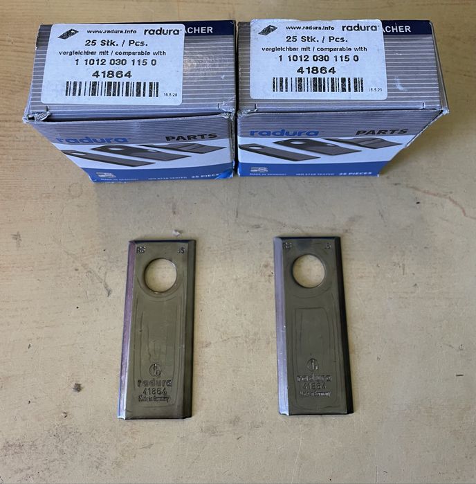 Nożyk kosiarki rotacyjnej Polska 96x40x3 503.601.0450 Radura Rasspe