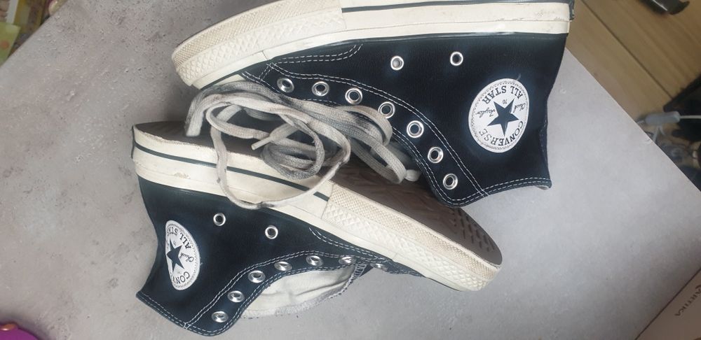 Converse trampki czarne
