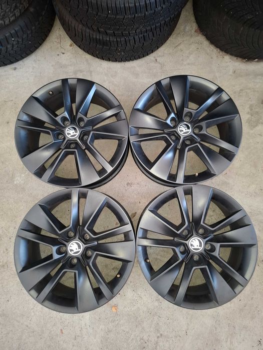 Felgi aluminiowe ! SKODA SUPERB ! 17 CALI BDB STAN MONTAŻ!