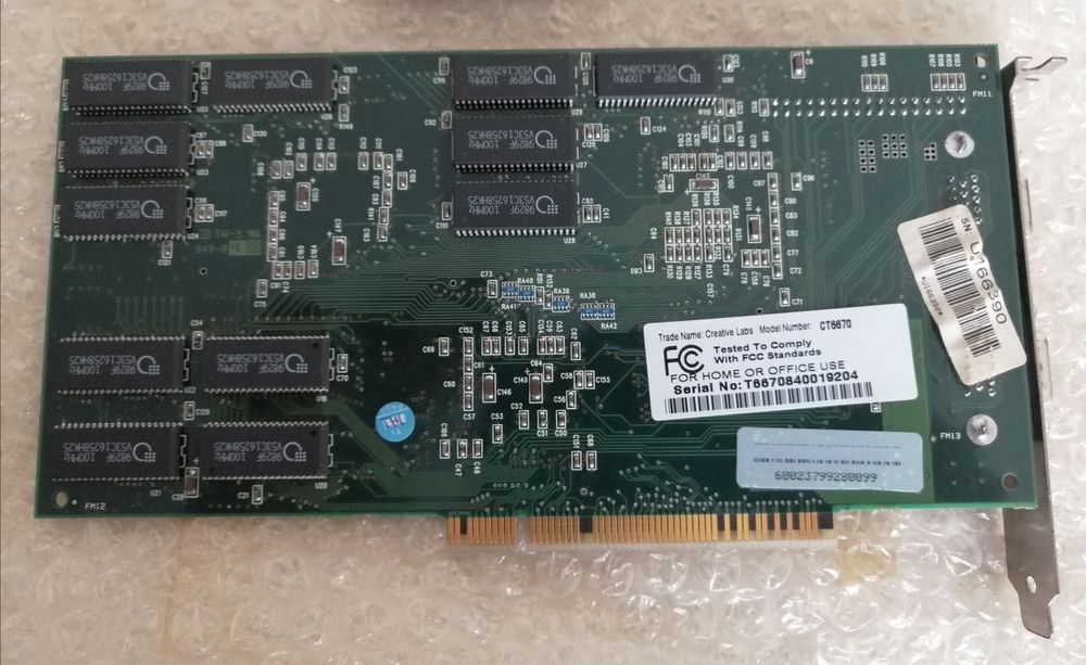 Placa 3Dfx Creative Voodoo 2 (CT6670)