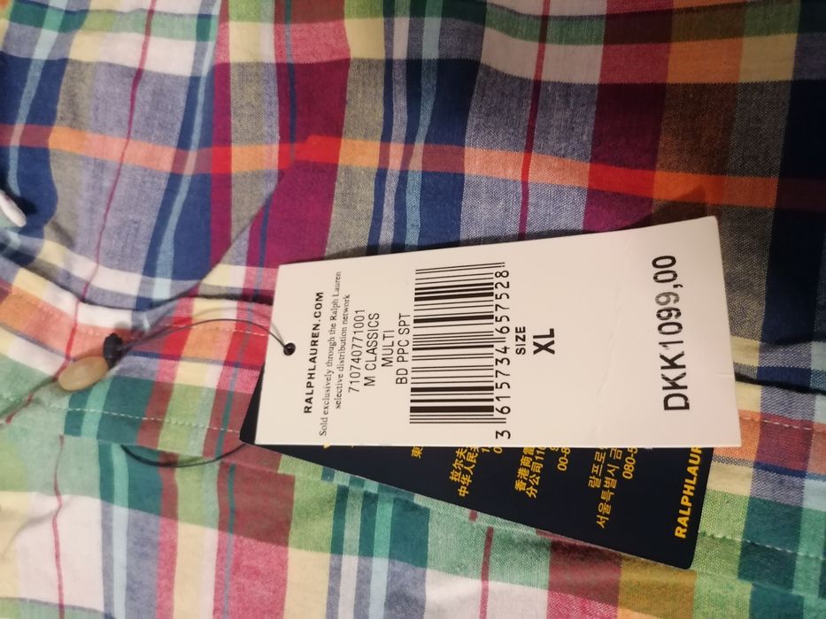 Koszula w kratę Ralph Lauren rozmiar Xl