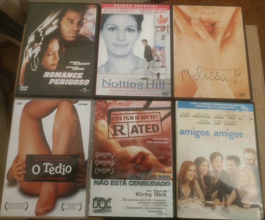 Vários DVDs raros a 3€ cada (Promoção: 4 = 10€)