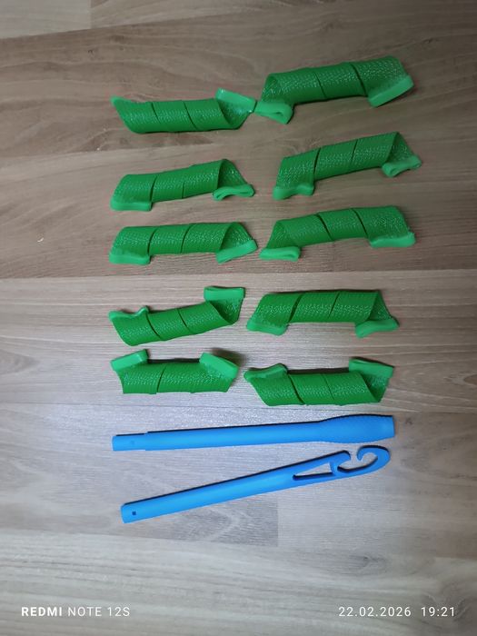 Papiloty sprężarki do włosów