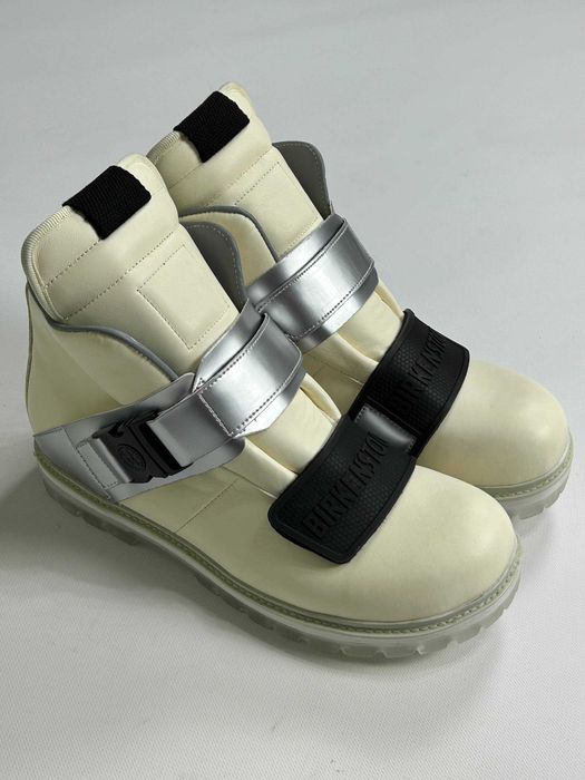 Кеди RICK OWENS & BIRKENSTOCK boots worldwide shipping білі кеды белые