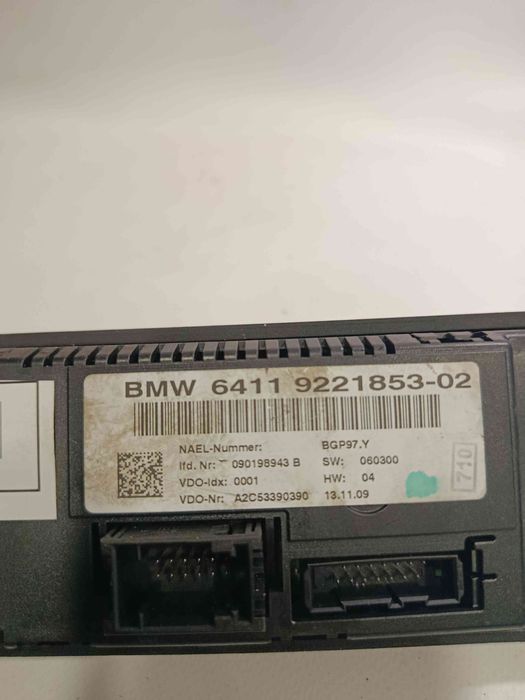 Comando chauffage / sofagem BMW 3 Touring (E91)