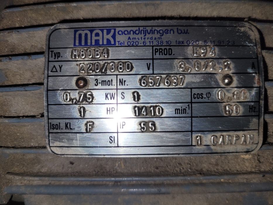 Silnik z przekładnią motoreduktor