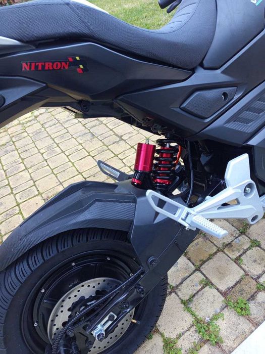 Електробайк Nitron 2800Wt Права не треба Электро мотоцикл 2800W Grey_c