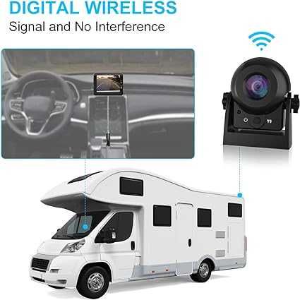Sistema de câmara de marcha sem fios (Autocaravana / Campervan)