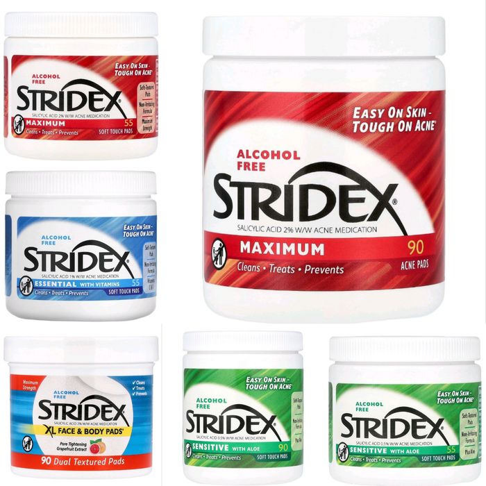 Stridex, Одношаговое средство от угрей