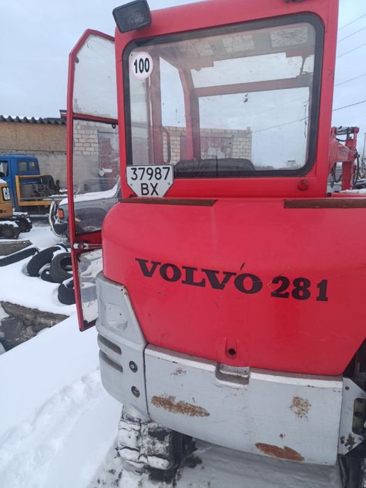 терміново мініекскаватор Volvo 281 вольво 281 ВОЛЬВО 281