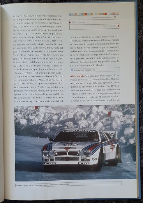 Livro sobre Desporto Enciclopédia