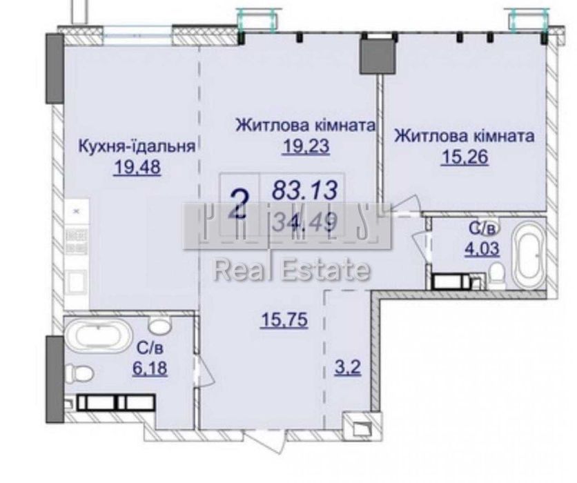 Продаж 2к квартири без ремонту, ЖК Новопечерські Липки, вул. Андрія Верхогляда, 22
