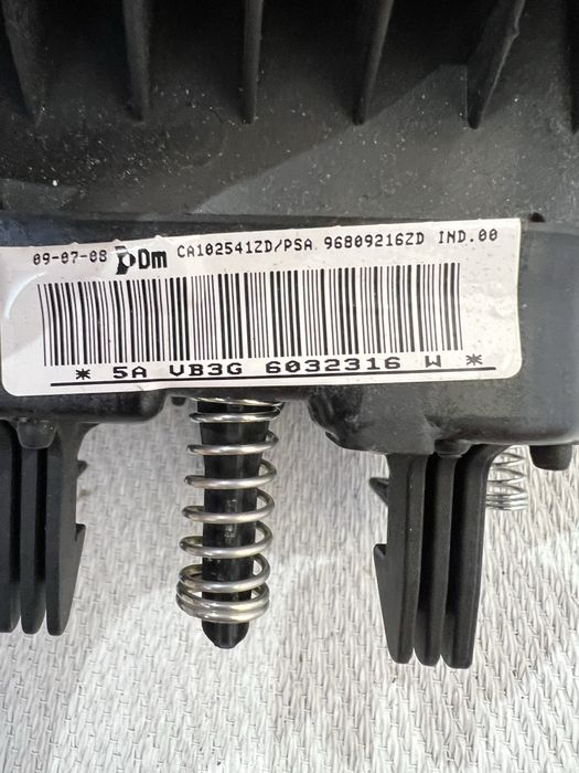 Airbeg подушка безпеки Citroen Berlingo B9 (2008-2016) Citroen Jumper 2007-2016) 96809216ZD Сітроен Берлінго