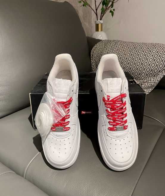 Buty Air force 1 Supreme biale rozmiar 43 Nowe